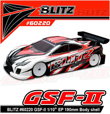 Blitz GSF-II 1/10th EP Touring Car Body Shell